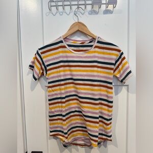 Madewell whisper cotton crewneck tee in Lennie stripe